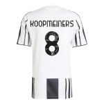 Günstige Fußballtrikots Juventus Koopmeiners 8 Heimtrikot 2025-26 Kurzarm